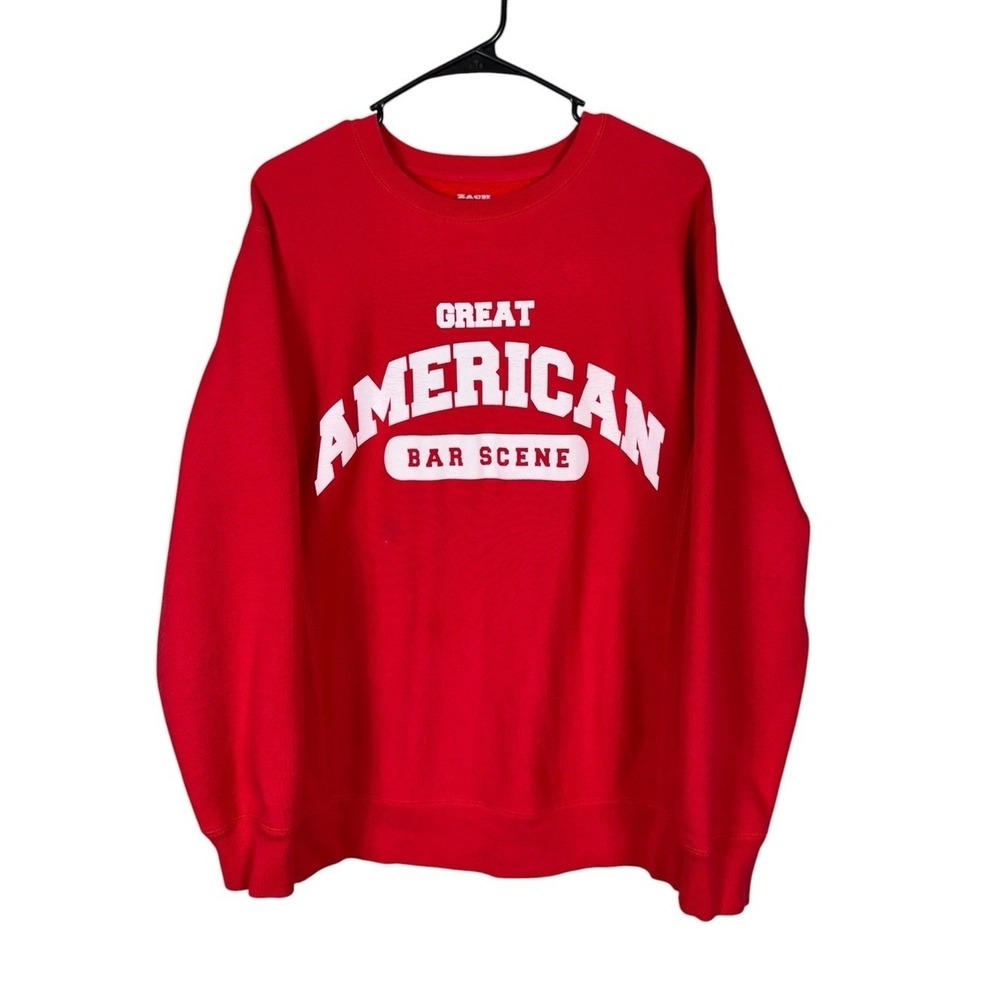 Zach Bryan Sweatshirt Medium Great American Bar Scene Red Tour Merch